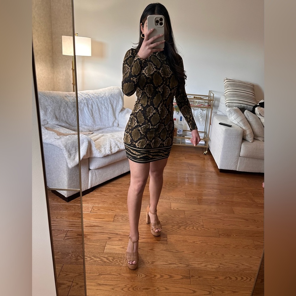 Michael Kors Python Mini Dress